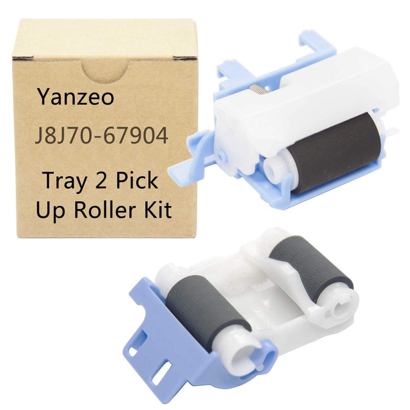 Yanzeo J8J70-67904 RM2-1275 RM2-6772 Compatible for LaserJet Ent M607 M608 M609 M631 Tray 2 Pick Up Roller